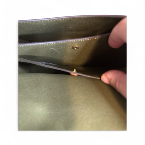 Coach BNWT TABBY Olive Green Leather Shoulder Bag - Picture 5 of 11